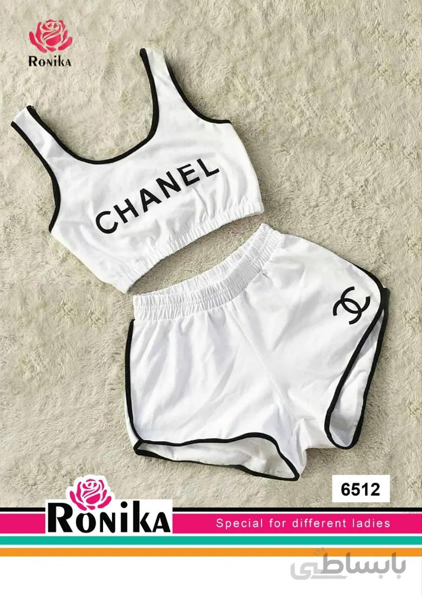 ست تاپ شورتک chanel کد 661266