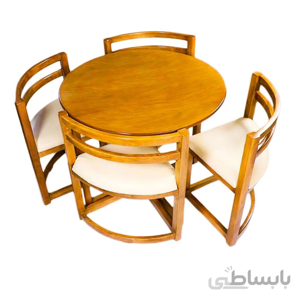 ميزوصندلي ناهارخوري ٤ نفره لمكده مدل AM20