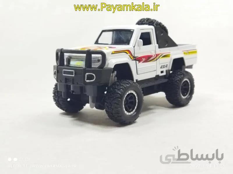 ماشین فلزی وانت لندکروز آفرود (53522) سفید