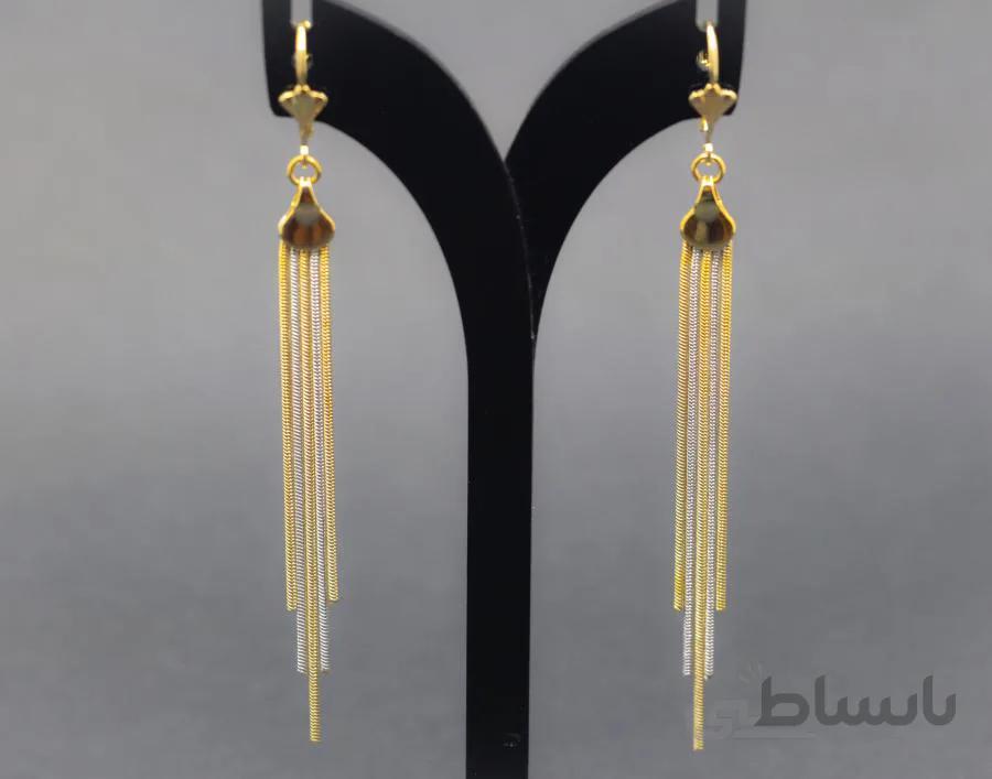 گوشواره آویز رشته ای - M57