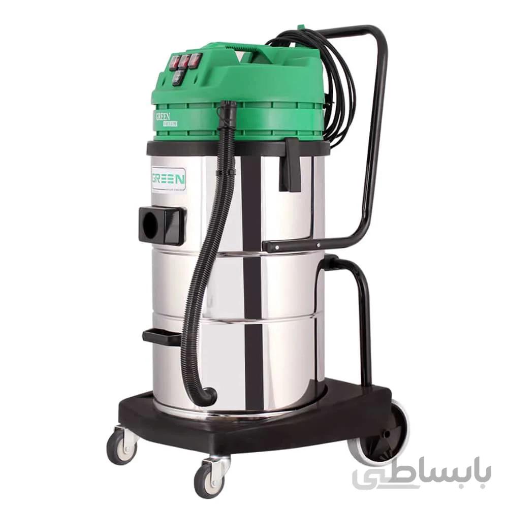 جاروبرقی سه موتور آب و خاک اتوماتیک گرین مدل Green Vacuum Cleaner Wet & Dry H703A