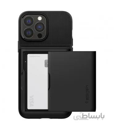 کیس اسپیگن Spigen مدل Slim Armor CS مناسب iPhone 13 Pro-مشکی-ACS03274