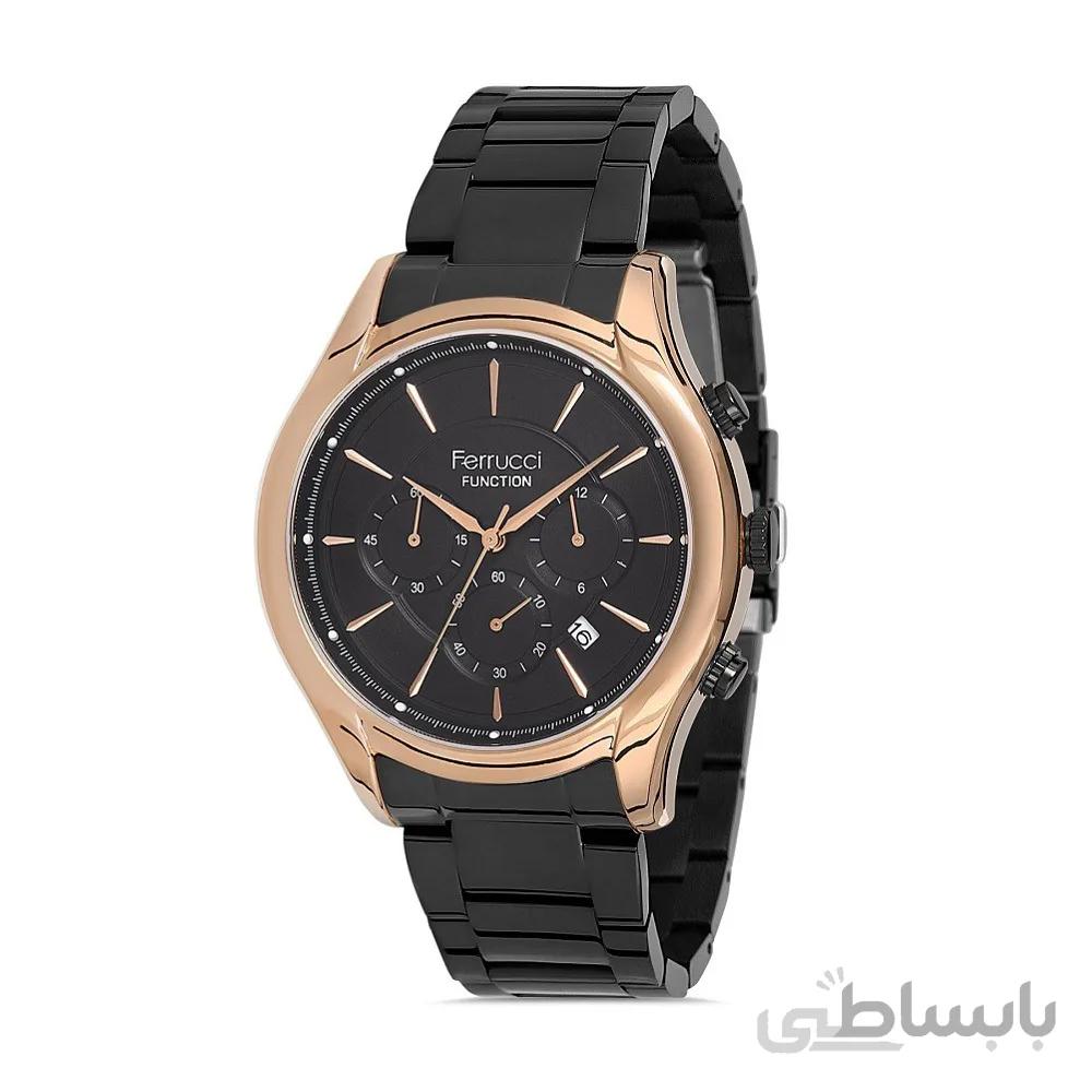 ساعت مچی عقربه ای مردانه برند فروچی Ferrucci مدل FC 12670TM.02