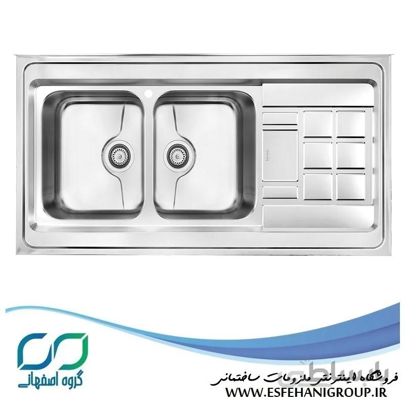 سینک ظرفشویی روکار کد P-9022 کن ا P-9022