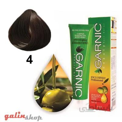 رنگ مو گارنیک شماره 4 سری طبیعی GARNIC