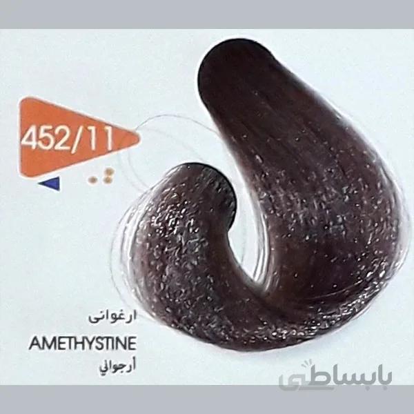 رنگ مو ویتامول (Vitamol) ارغوانی (شماره 452/11 حرفه ای) حجم 120 میل