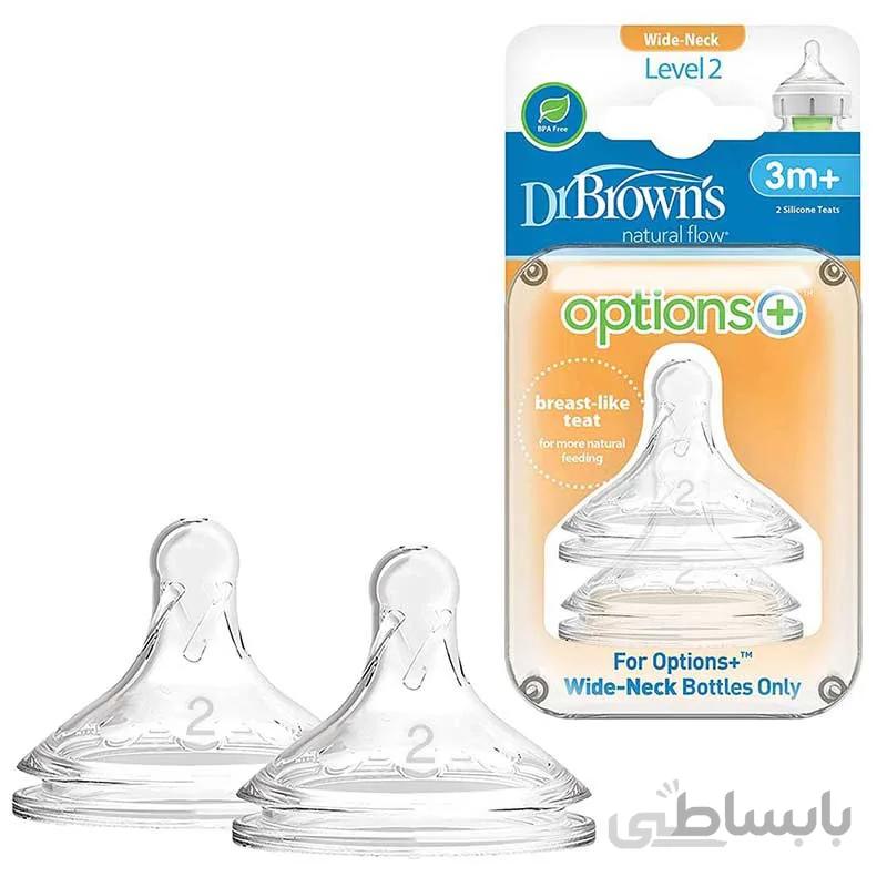 سرشیشه دو عددی آپشن پلاس 3+ کد 2201 دکتر براون Dr Brown’s