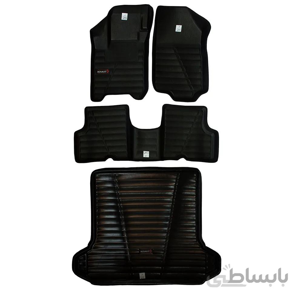 کفپوش سه بعدی خودرو لاستیک گیلان رنو ال 90 به همراه صندوق
