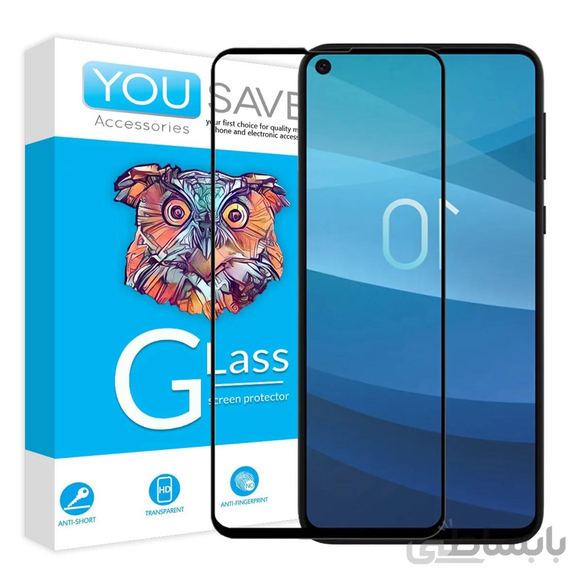 گلس تمام صفحه یوسیو مناسب برای گوشی سامسونگ Galaxy S10 Lite