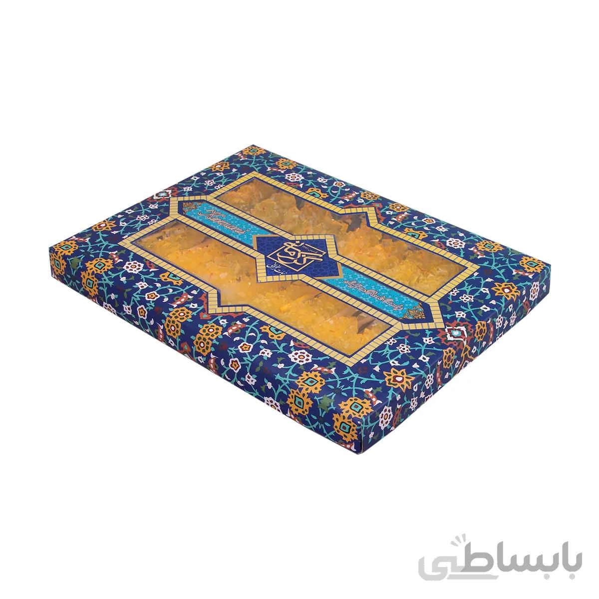 نبات چوبی نی دار زعفرانی جعبه مقوایی