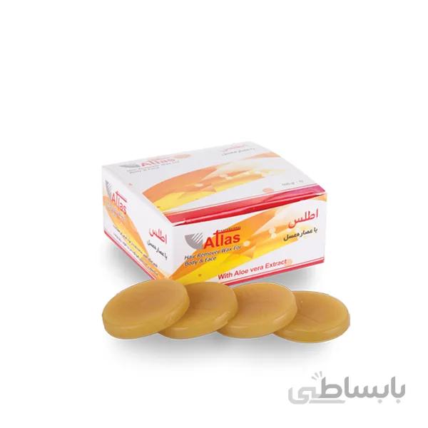 وکس سکه ای اطلس عصاره عسل بسته ۲۴ عددی