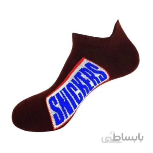 جوراب مچی طرح شکلات اسنیکرز برند پاتریس 1 جفت