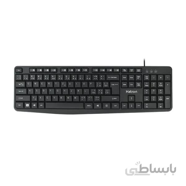 کیبورد سیم دار هترون مدل HK-220