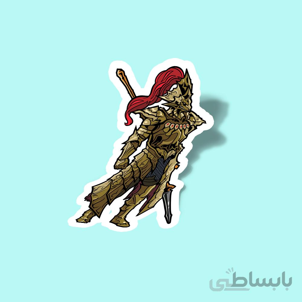 استیکر dark souls dragonslayer ornstein