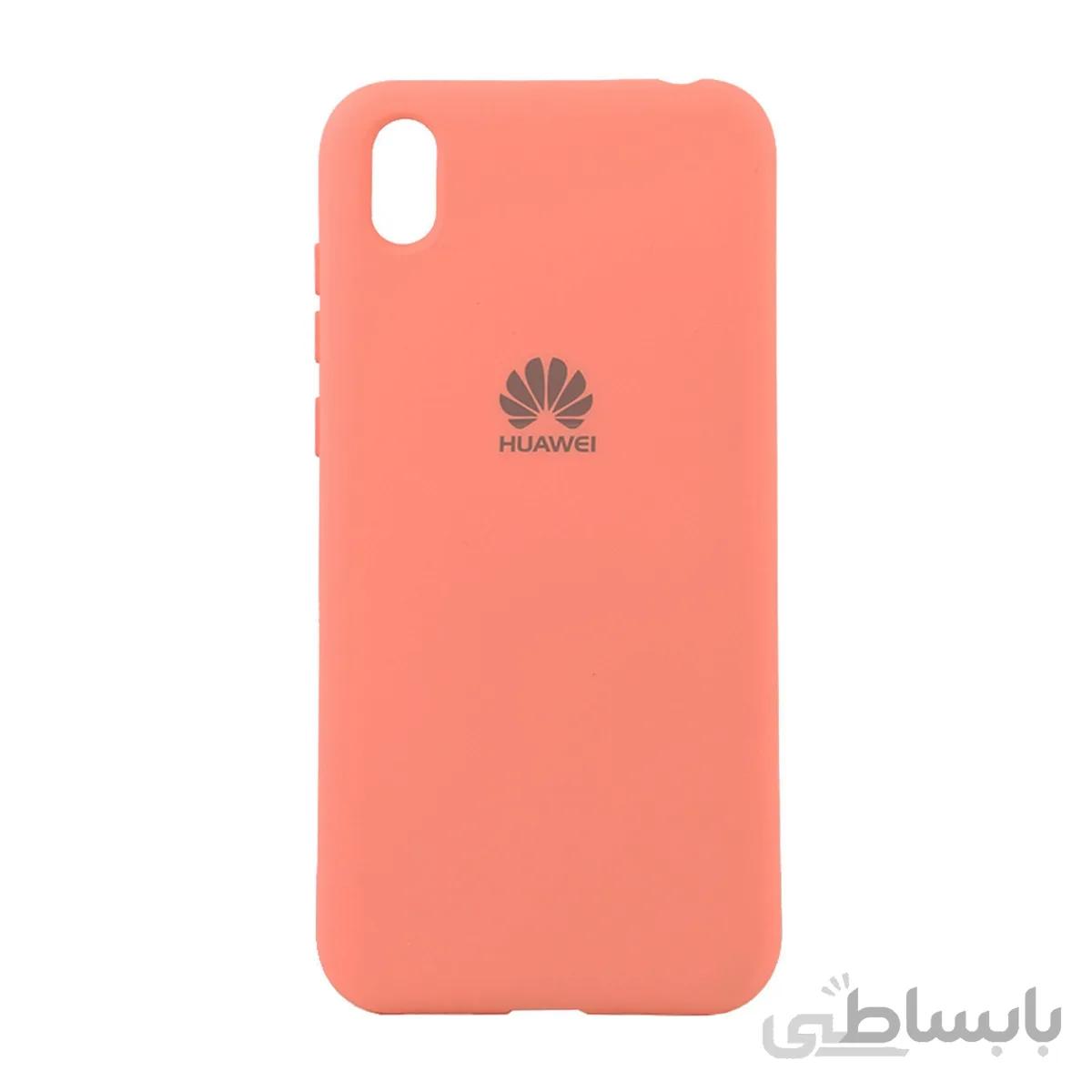قاب سیلیکونی زیر بسته کد رنگ 539 گلبهی-Huawei Y5 2019