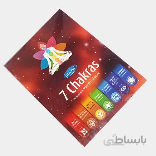 عود خوشبو کننده شاخه ای اولاس Ullas مدل هفت چاکرا یونیتی 7 Chakra unity