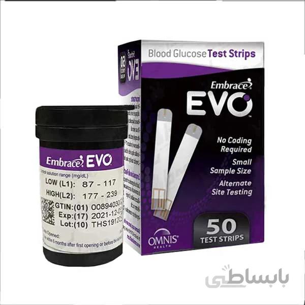 نوار تست قند خون اوو Evo