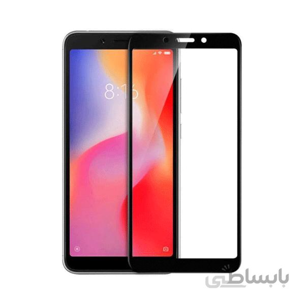 گلس محافظ تمام صفحه گوشی شیائومی Redmi 6 / 6A ا Xiaomi Redmi 6 / 6A Full Cover Glass Screen Protector