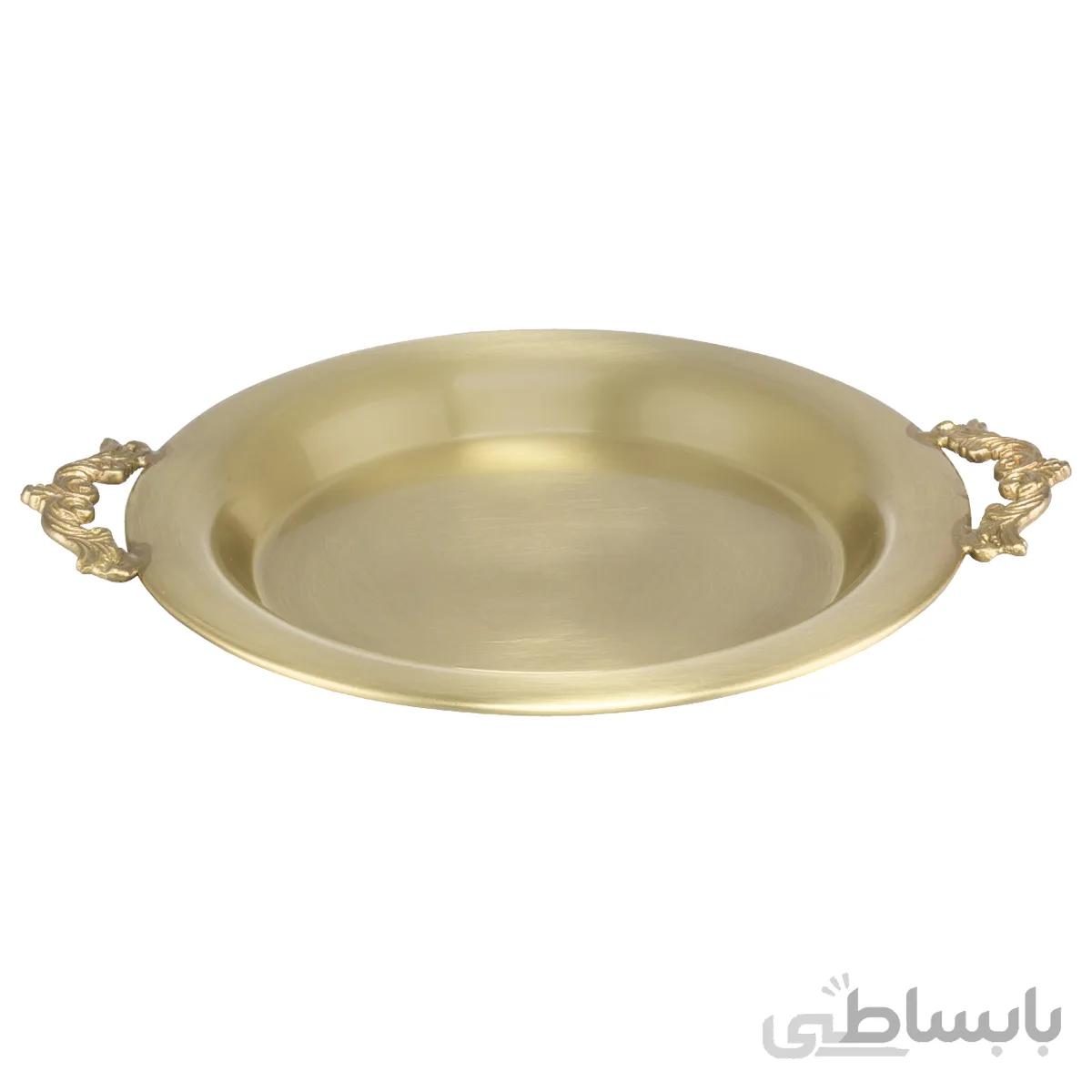 پیش دستی برنجی دسته دار ایران کادو کد 235 – بسته 1 عددی