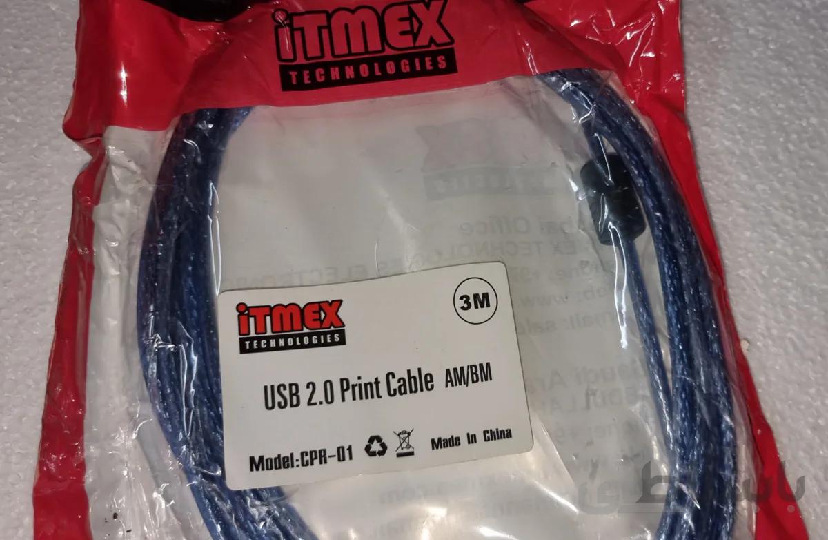 کابل usb پرینتر ۳متری مارک itmex