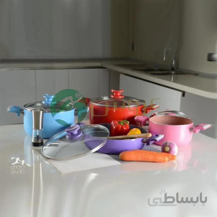 سرویس 8 پارچه درسا عروس کد 17008