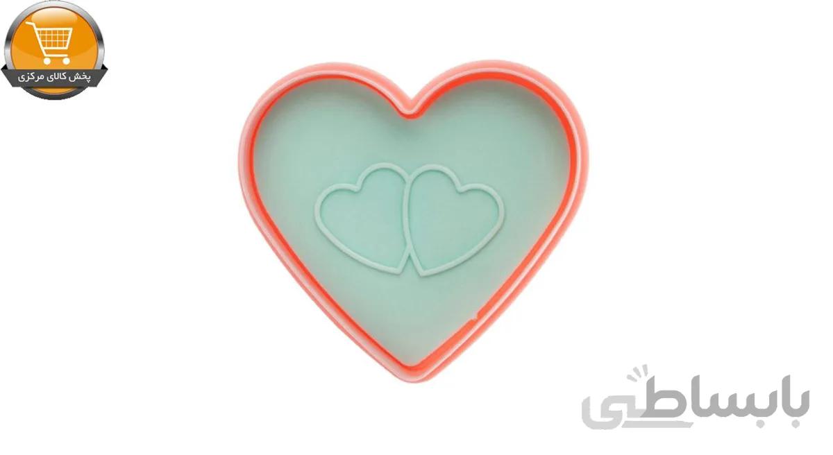 قالب شیرینی ای وی استایل مدل قلب و گل مجموعه2عددی