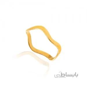 انگشتر طلا طرح موج کد CR499