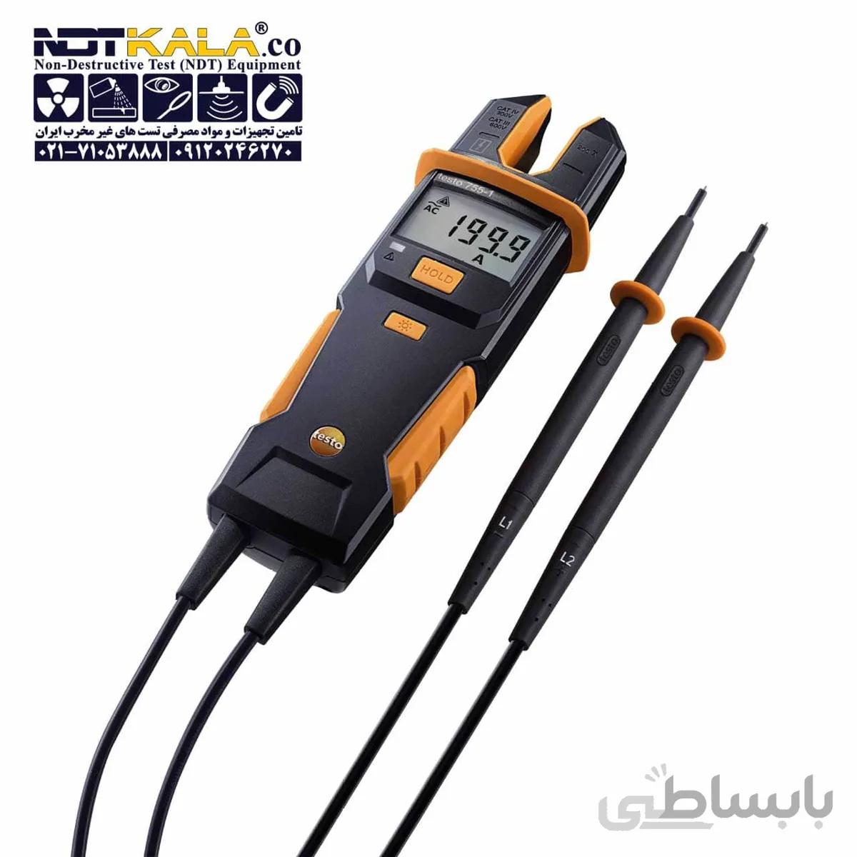 تستر ولتاژ و جریان تستو TESTO 755 ا testo 755 Current Voltage Meter