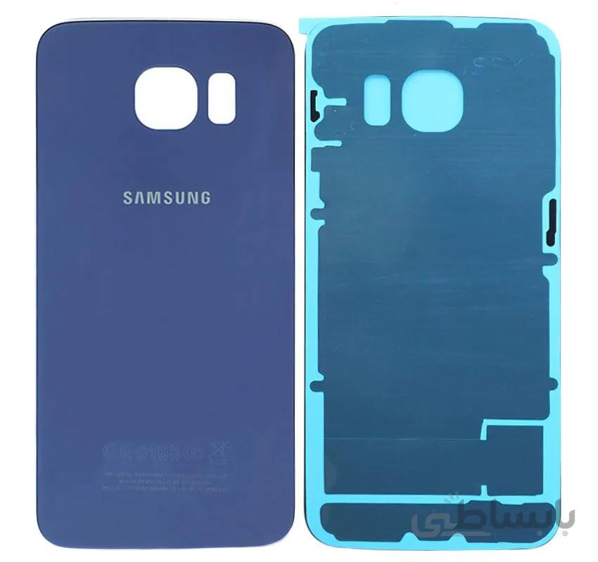 درب پشت گوشی گلکسی اس 6 سامسونگ Samsung Galaxy S6 (G920) Dark Blue Back Door – آبی