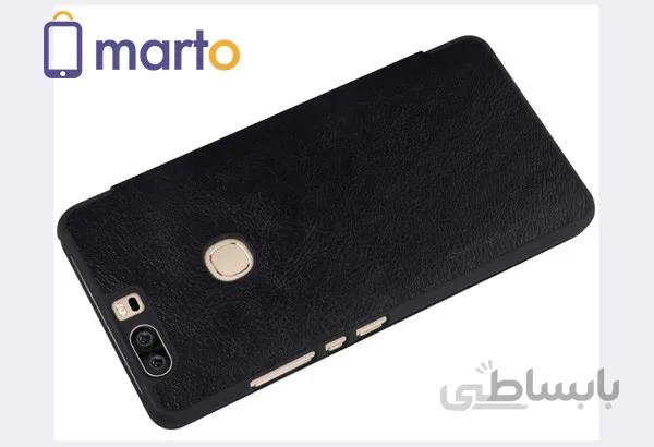 کیف چرمی نیلکین مدل Qin مناسب برای گوشی هوآوی Honor v8 ا Nillkin Qin Series Leather case for Huawei Honor V8