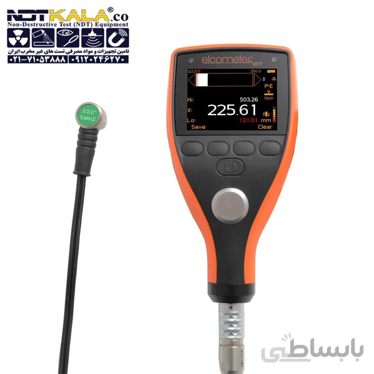 ضخامت سنج التراسونیک فلز الکومتر ELCOMETER MTG8 ا Elcometer MTG8 Ultrasonic Material Thickness Gauge