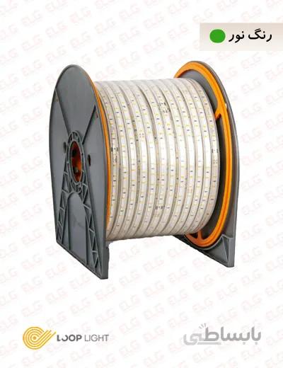 ریسه شلنگی 2835 لوپ لایت تراکم 120 سبز با تکنولوژی بدون سیم