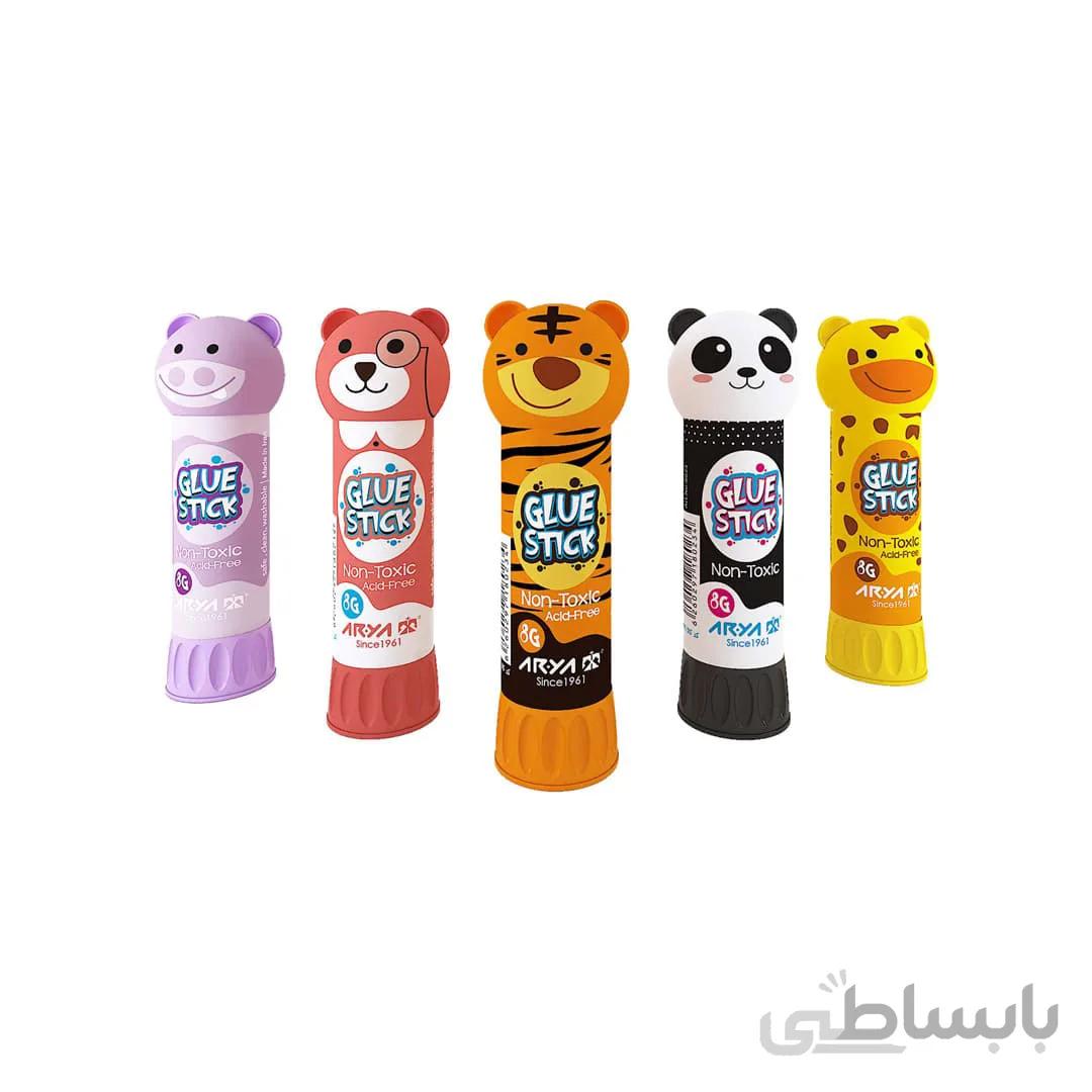 چسب ماتیکی 8 گرمی عروسکی آریا طرح زرافه