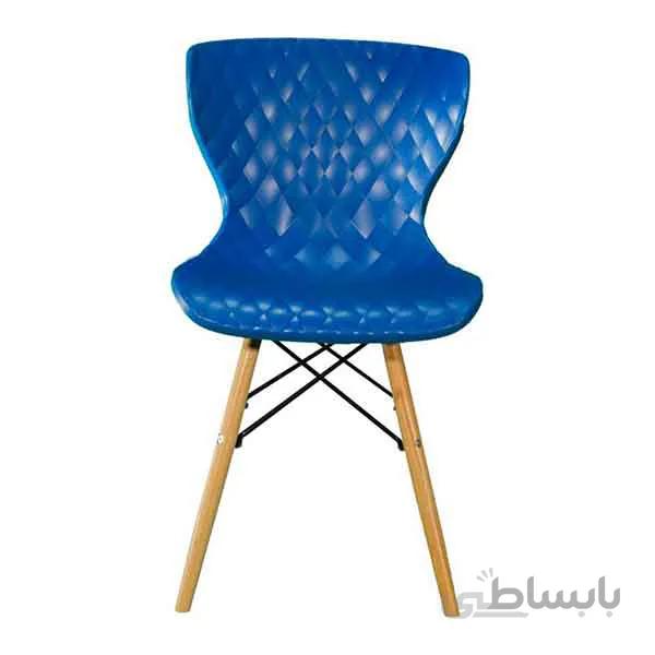 صندلی بنیزان مدل دیاموند پایه چوبی