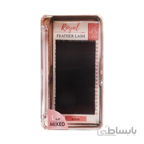پالت مژه والیوم MIXED L 0/07 کی لش