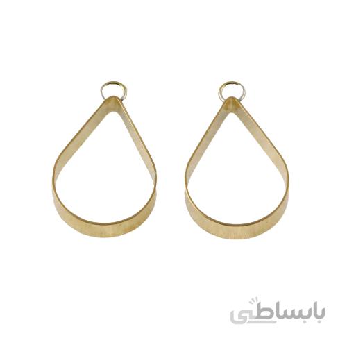 قاب برنجی گوشواره اشک