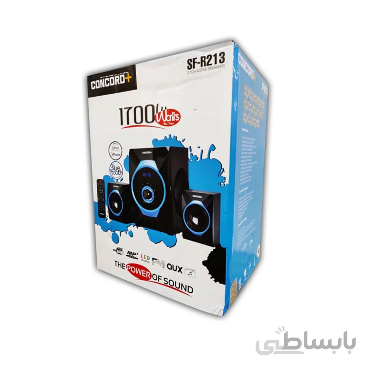 اسپیکر 3 تکه CONCORD مدل SF-R213 ا CONCORD 3 Pcs Speaker Model SF-R213