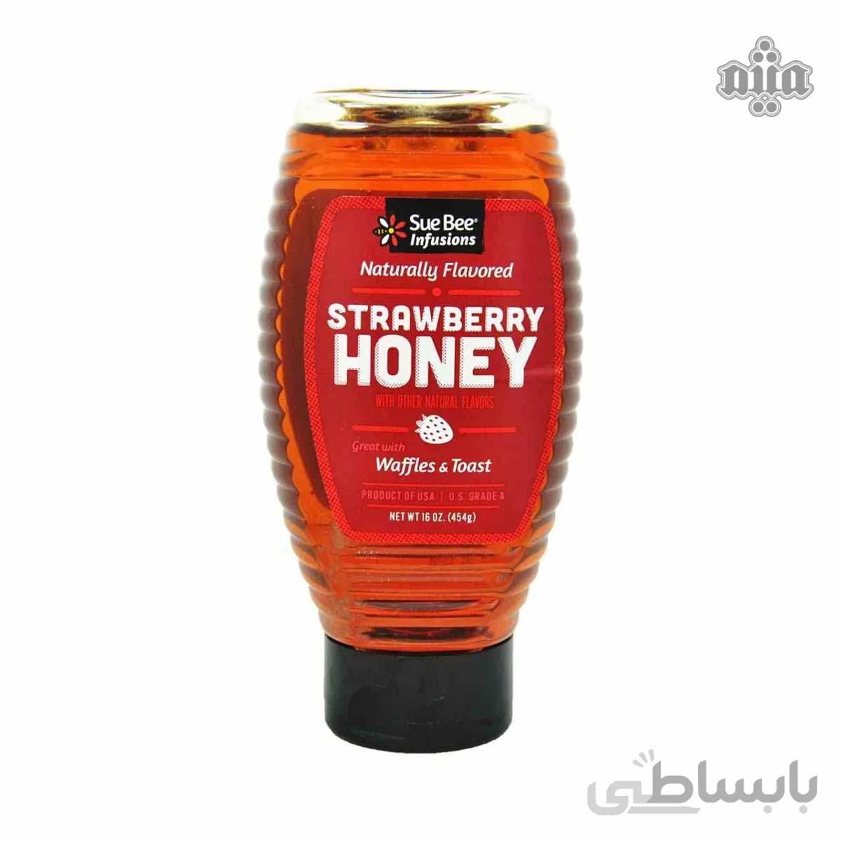 عسل sue bee توت فرنگی