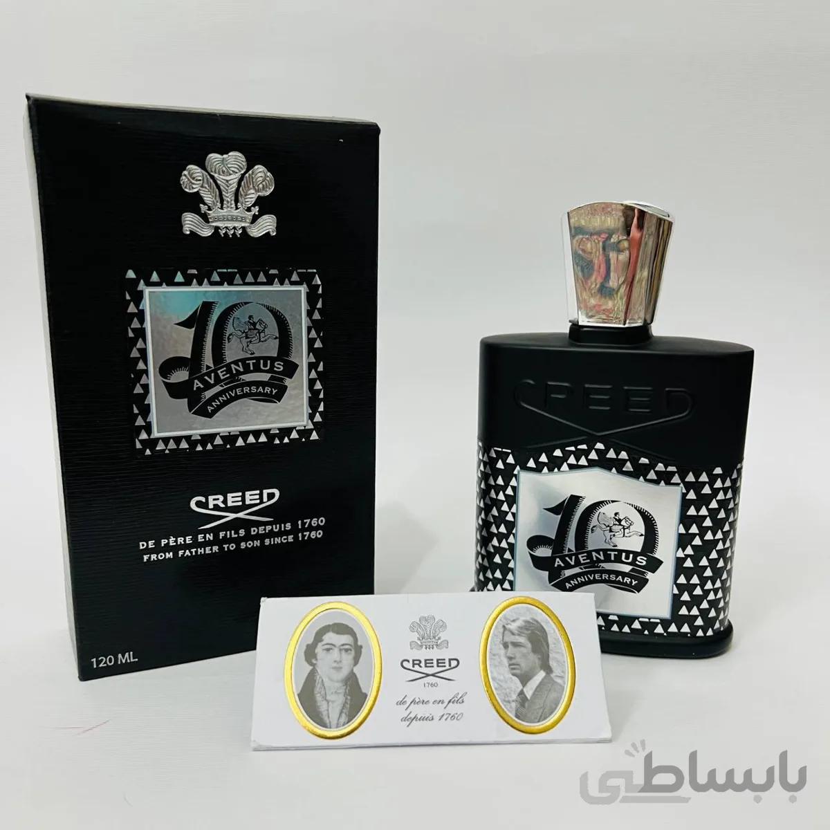 تستر ادو پرفیوم مردانه کرید اونتوس انیورساری مدل 10th Aventus Anniversary حجم 120 میلی لیتر