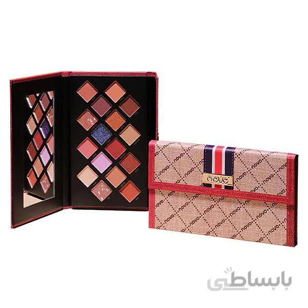پالت سایه کیفی حرفه ای نوو (Novo Professional Eyeshadow Palette-Code 02)