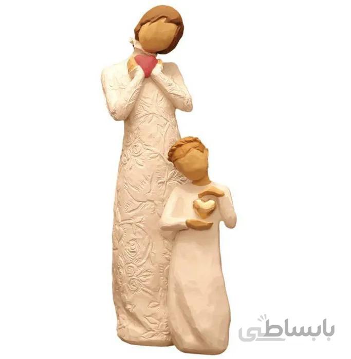 مجسمه امین کامپوزیت مدل Family Grouping کد 519 بسته 2 عددی