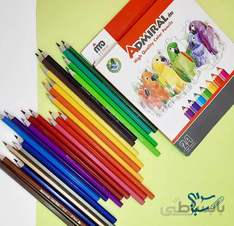 مداد رنگی 24 رنگ ادمیرال