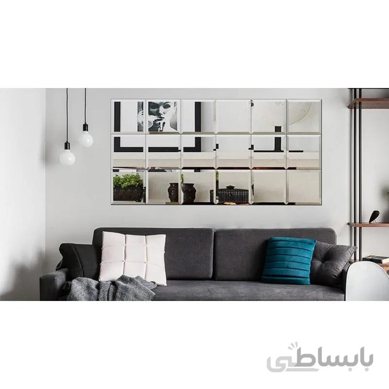آینه دکوراتیو تجسم مدل TABAN12