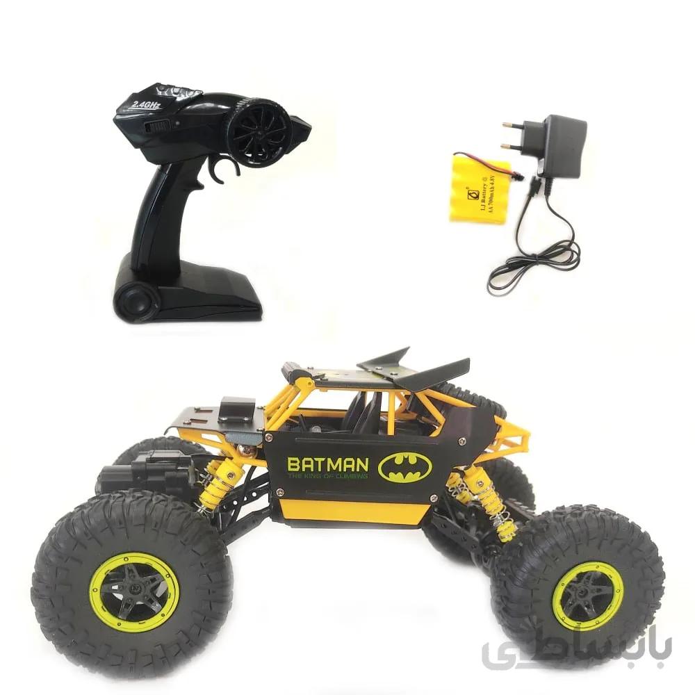 ماشین اسباب بازی کنترلی شارژی آفرود مدل بتمن ROCK CRAWLER BATMAN