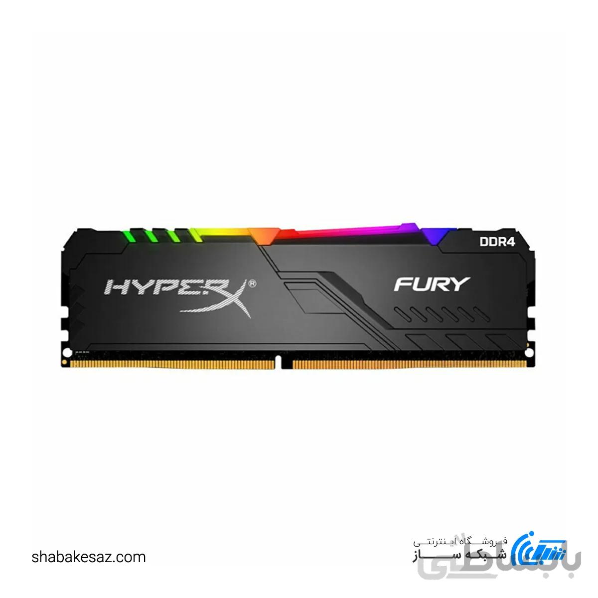 رم کینگستون DDR3 CL16 تک کاناله مدل HyperX FURY فرکانس 3200MHz ظرفیت 8GB