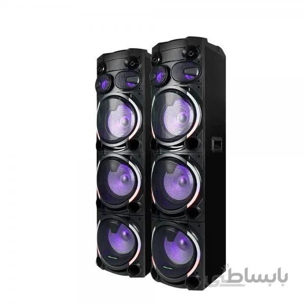 اسپیکر و باند دیجی مکسیدر مدل AL-322 چراغ دار (رقص نور) ا mx-dj3102