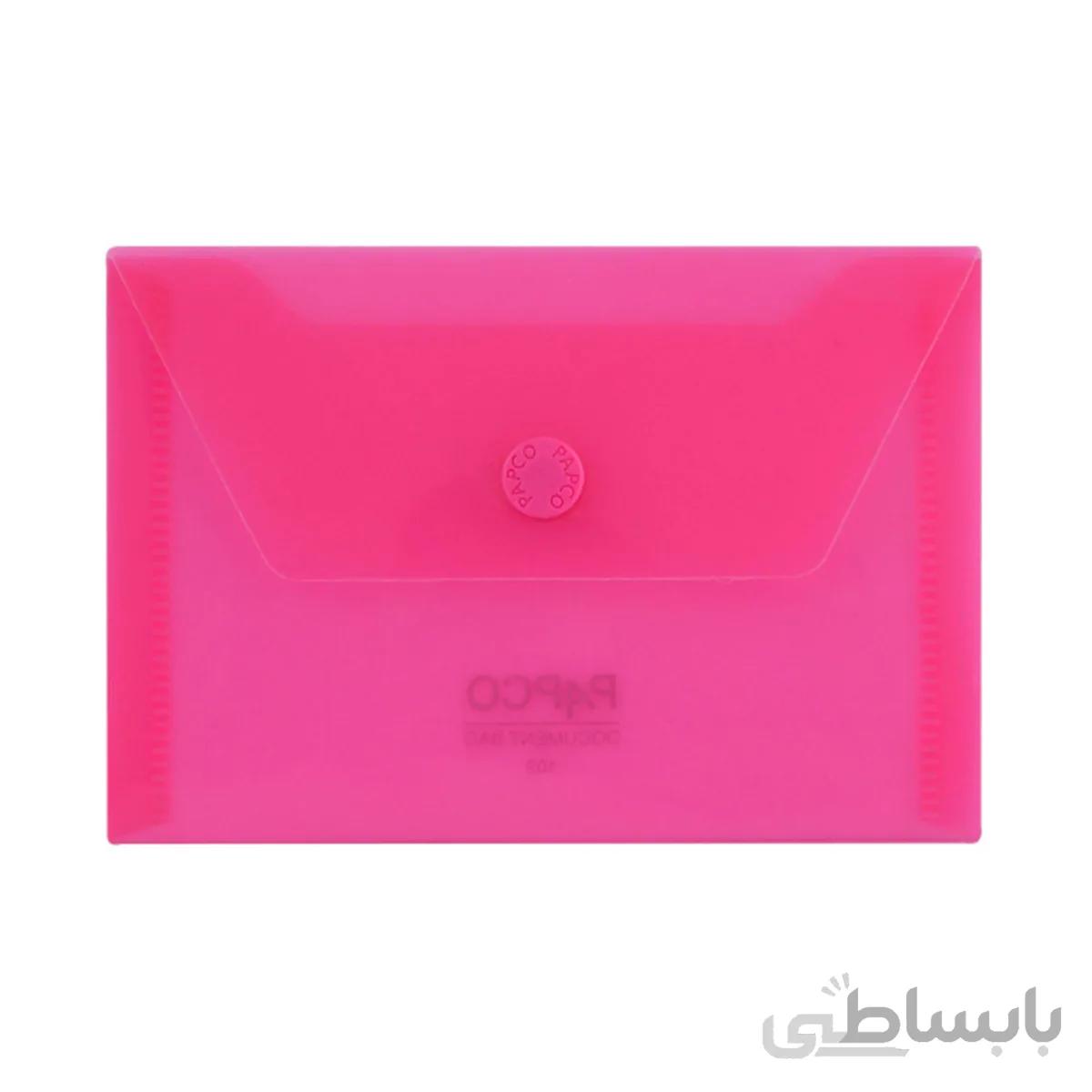 پاکت دکمه دار شفاف 130×90 mm پاپکو