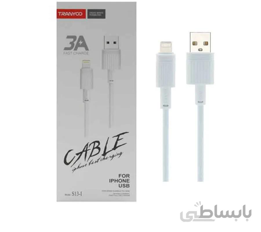 کابل فست ایفونی برند ترانیو مدل ا Cable charger