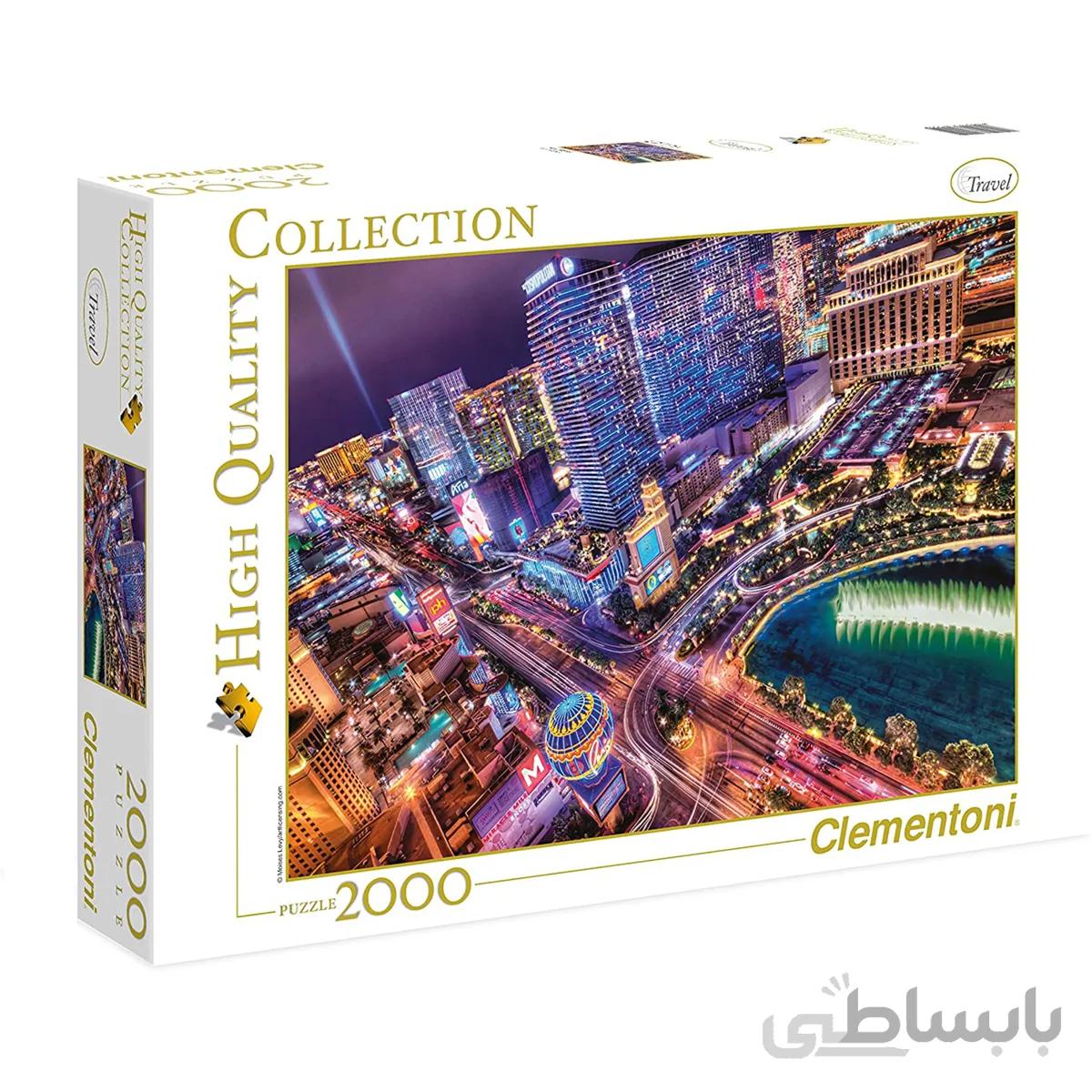 پازل 2000 تکه کلمنتونی مدل las vegas کد 32555