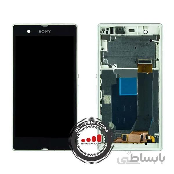 تاچ و ال سی دی گوشی سونی بافریم اورجینال سفید TOUCH LCD SONY C6603 XPERIA Z LT36 WHITE